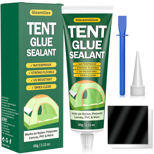 Tent repair glue seam sealer - tent,
